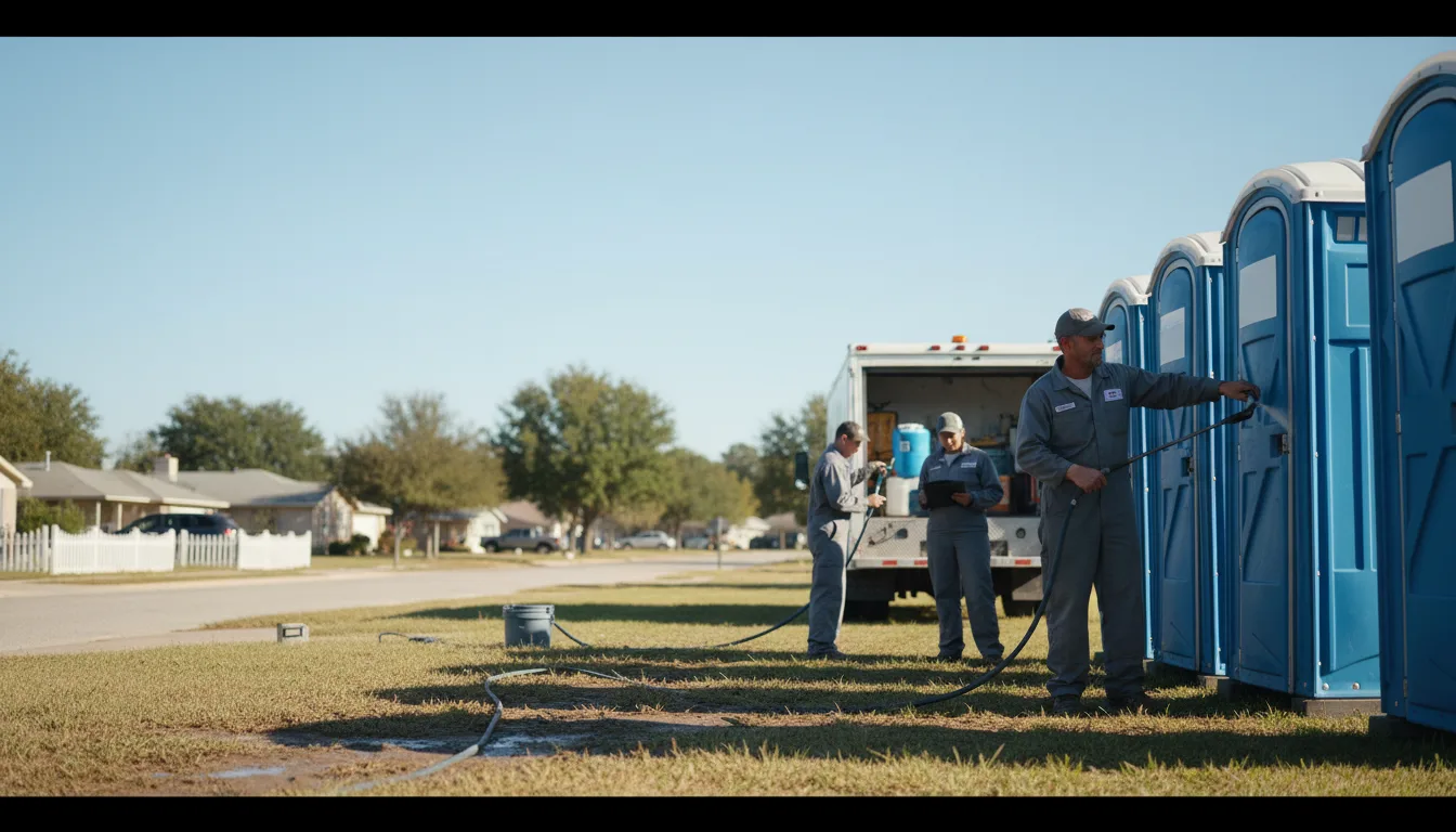 Long-Term Portable Toilet Rental in Avinger, TX near me